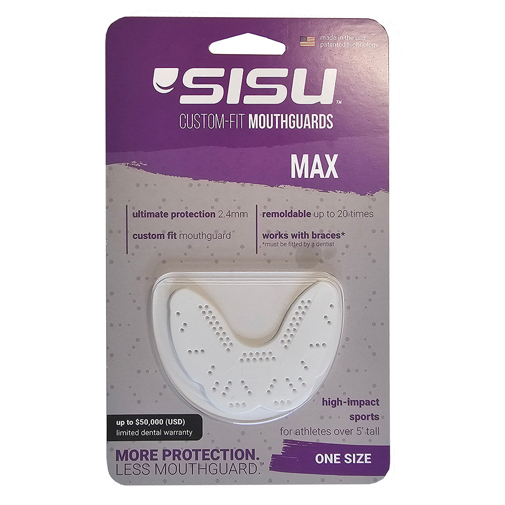 SISU MAX Mouthguard - SNOW WHITE