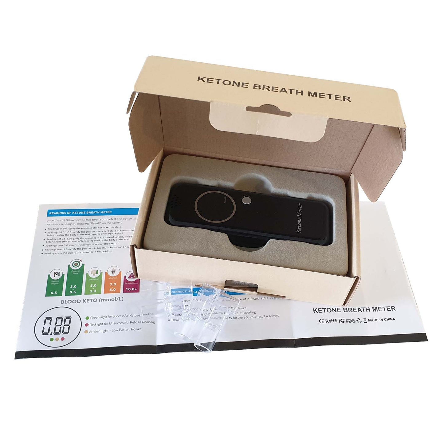 Zest Keto e-PRO Ketone Breath Analyser
