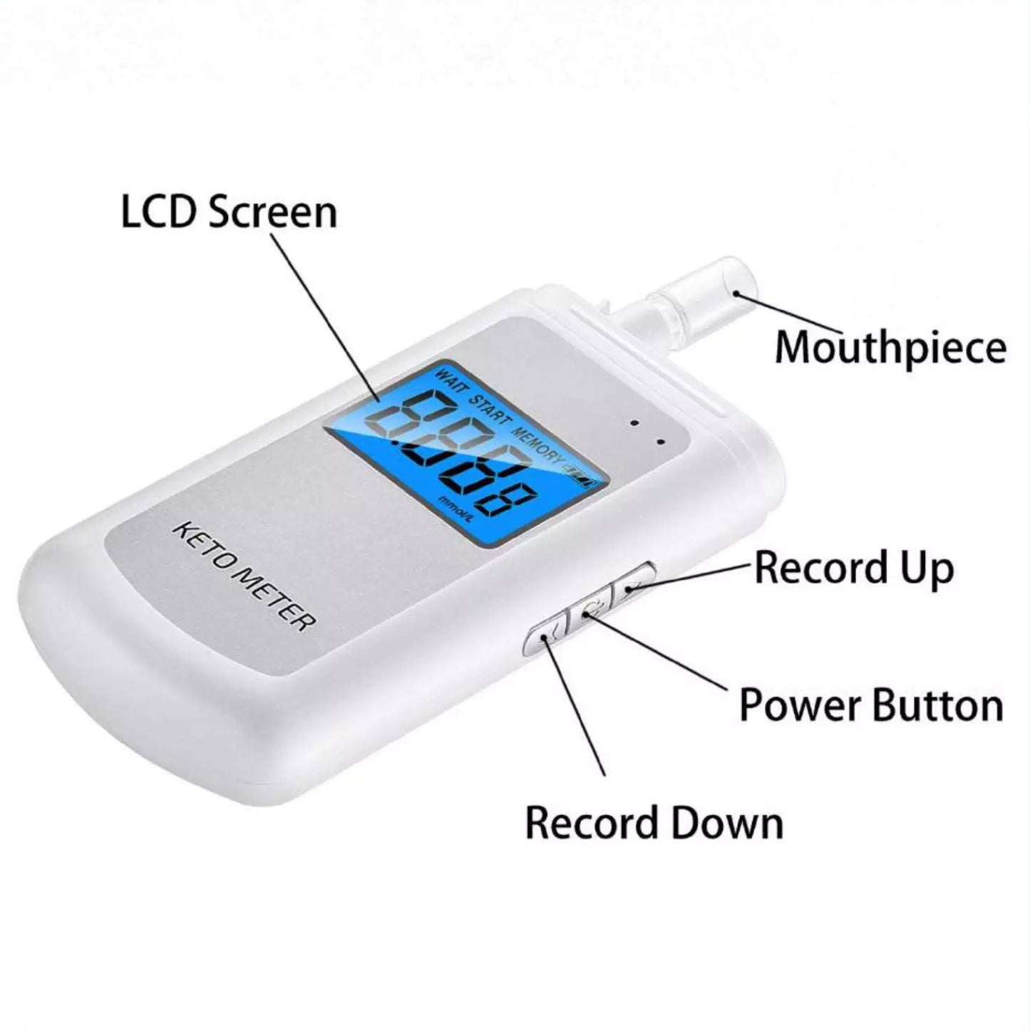 Zest Keto KetoElite Professional Ketone Breath Analyser