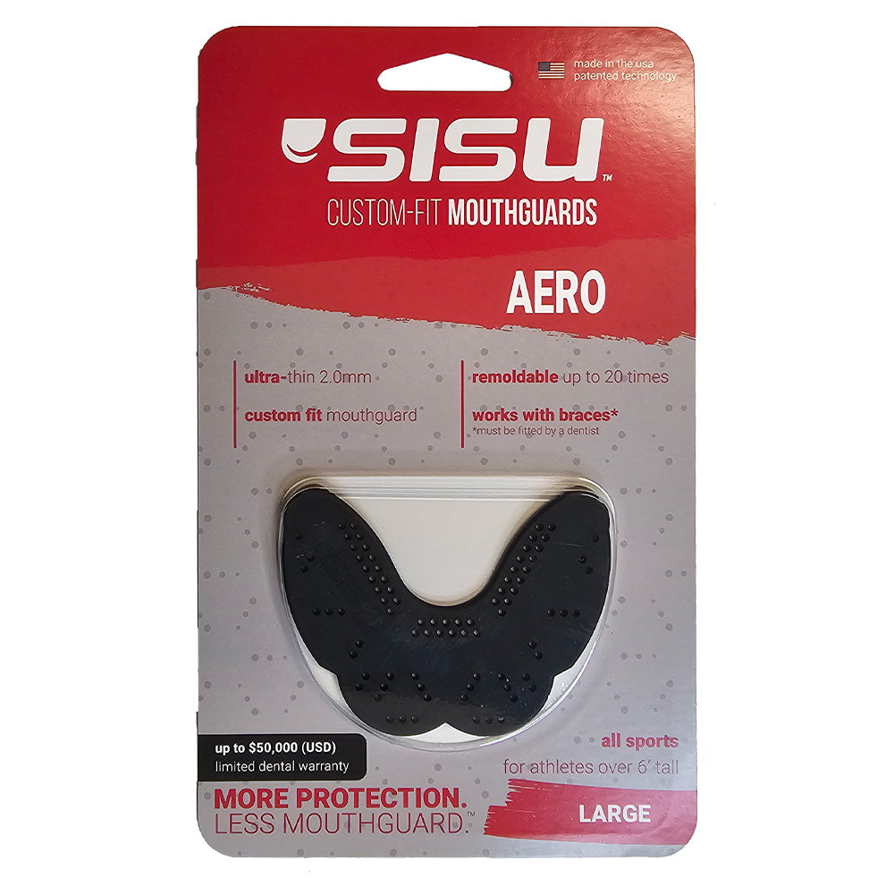 SISU AERO LARGE Nextgen Mouthguard - BLACK
