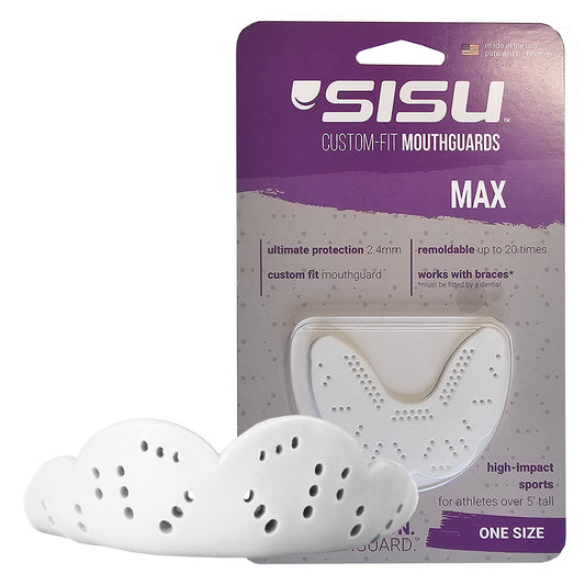 SISU MAX Mouthguard - SNOW WHITE