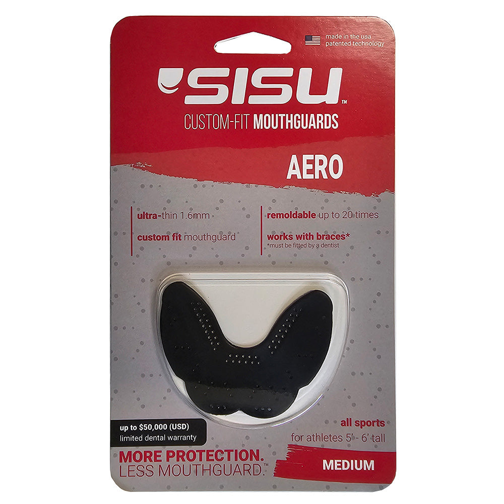 SISU AERO MEDIUM Nextgen Mouthguard - BLACK