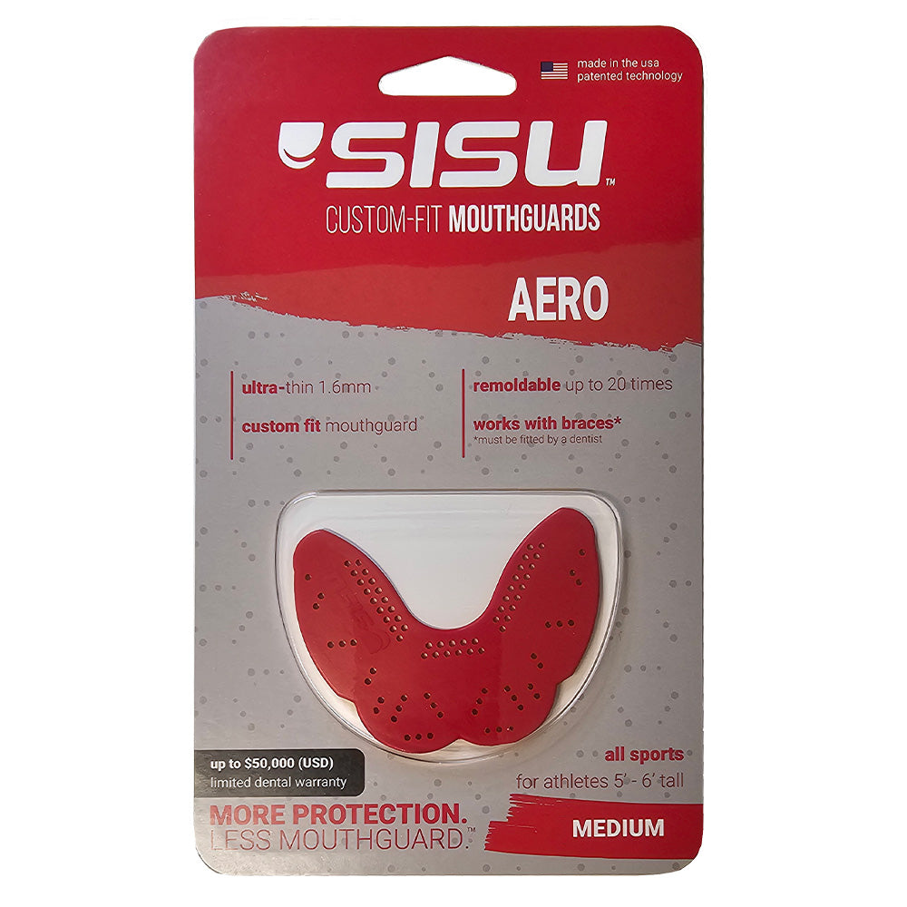 SISU AERO MEDIUM Nextgen Mouthguard - RED