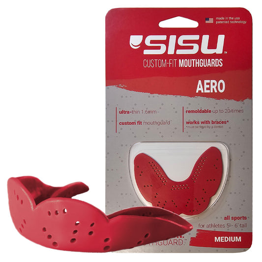SISU AERO MEDIUM Nextgen Mouthguard - RED