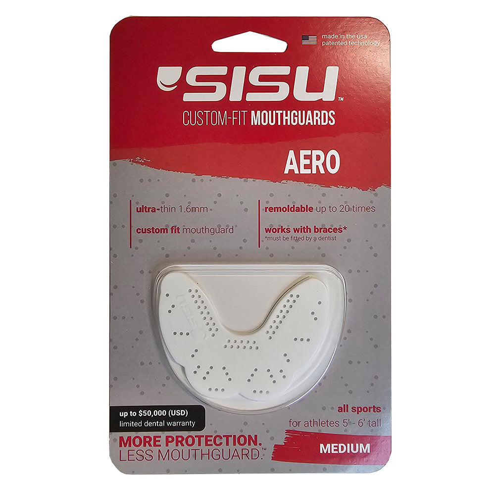 SISU AERO MEDIUM Nextgen Mouthguard - SNOW WHITE