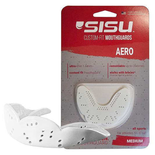 SISU AERO MEDIUM Nextgen Mouthguard - SNOW WHITE