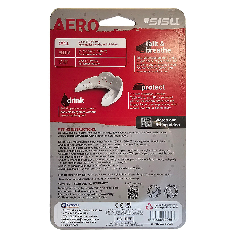 SISU AERO SMALL Nextgen Mouthguard - BLACK