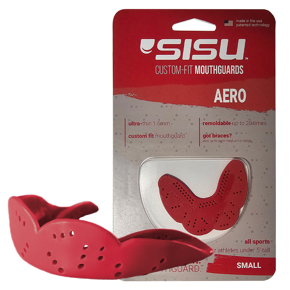 SISU AERO SMALL Nextgen Mouthguard - RED