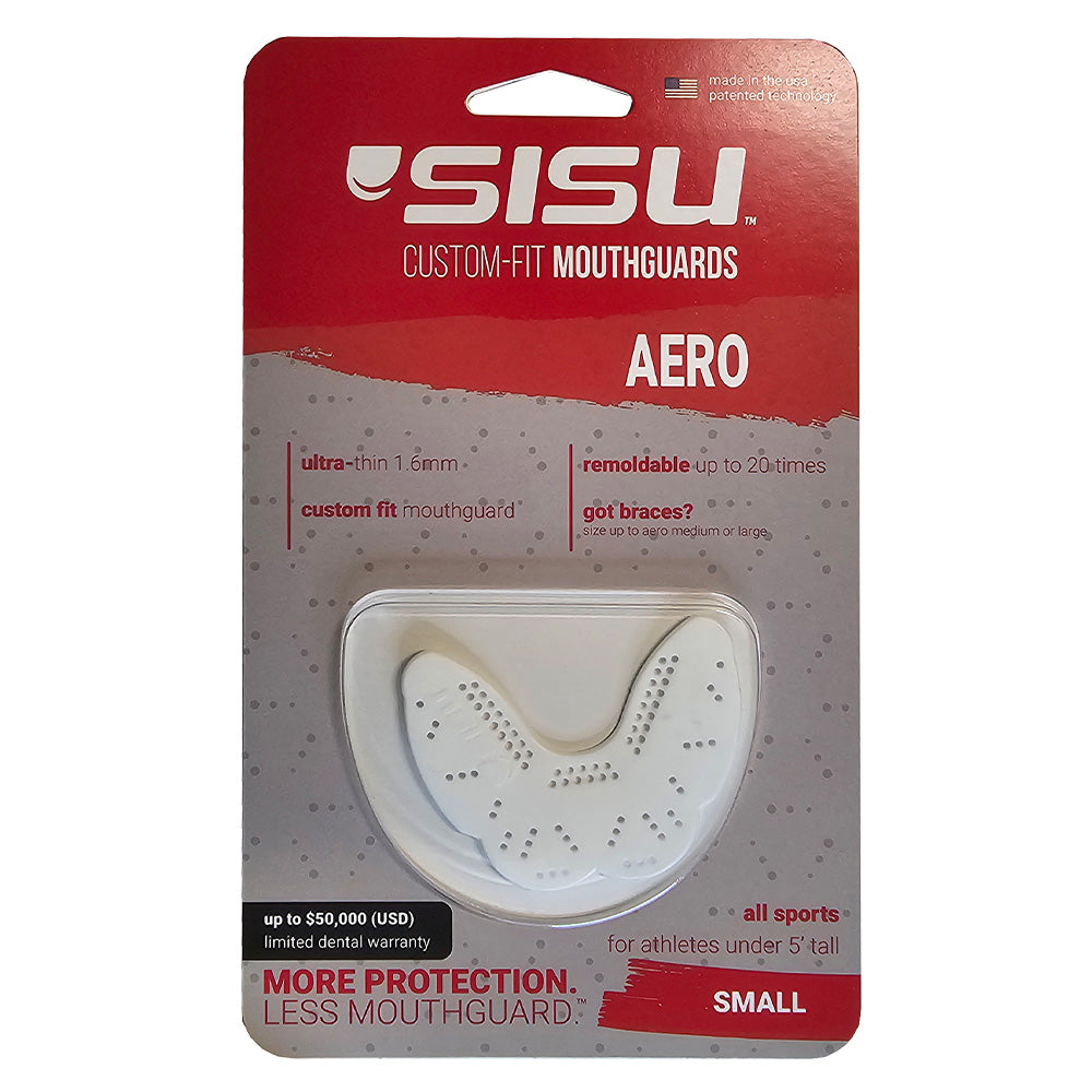 SISU AERO SMALL Nextgen Mouthguard - SNOW WHITE