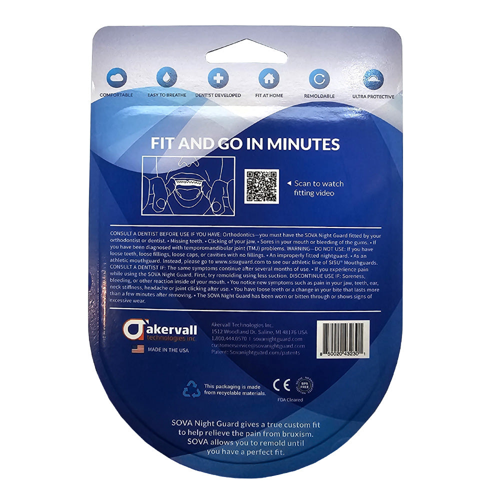 SOVA 3D Teeth Grinding Nightguard + Case