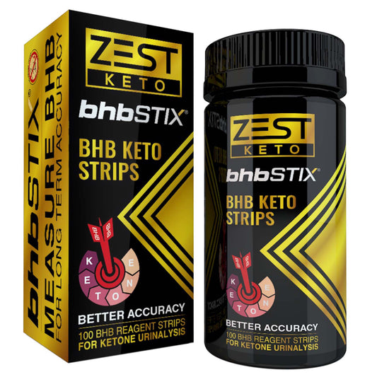 Zest Keto bhbSTIX® - Ketone BHB Test Strips pack/100 Strips