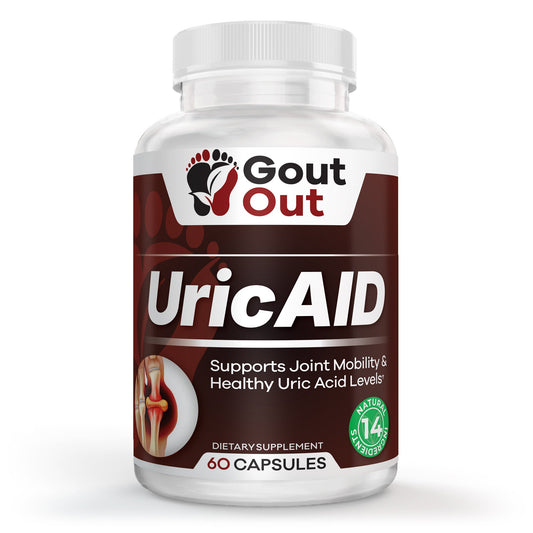 Gout Out® UricAID® Gout Care Formula 60 Capsules