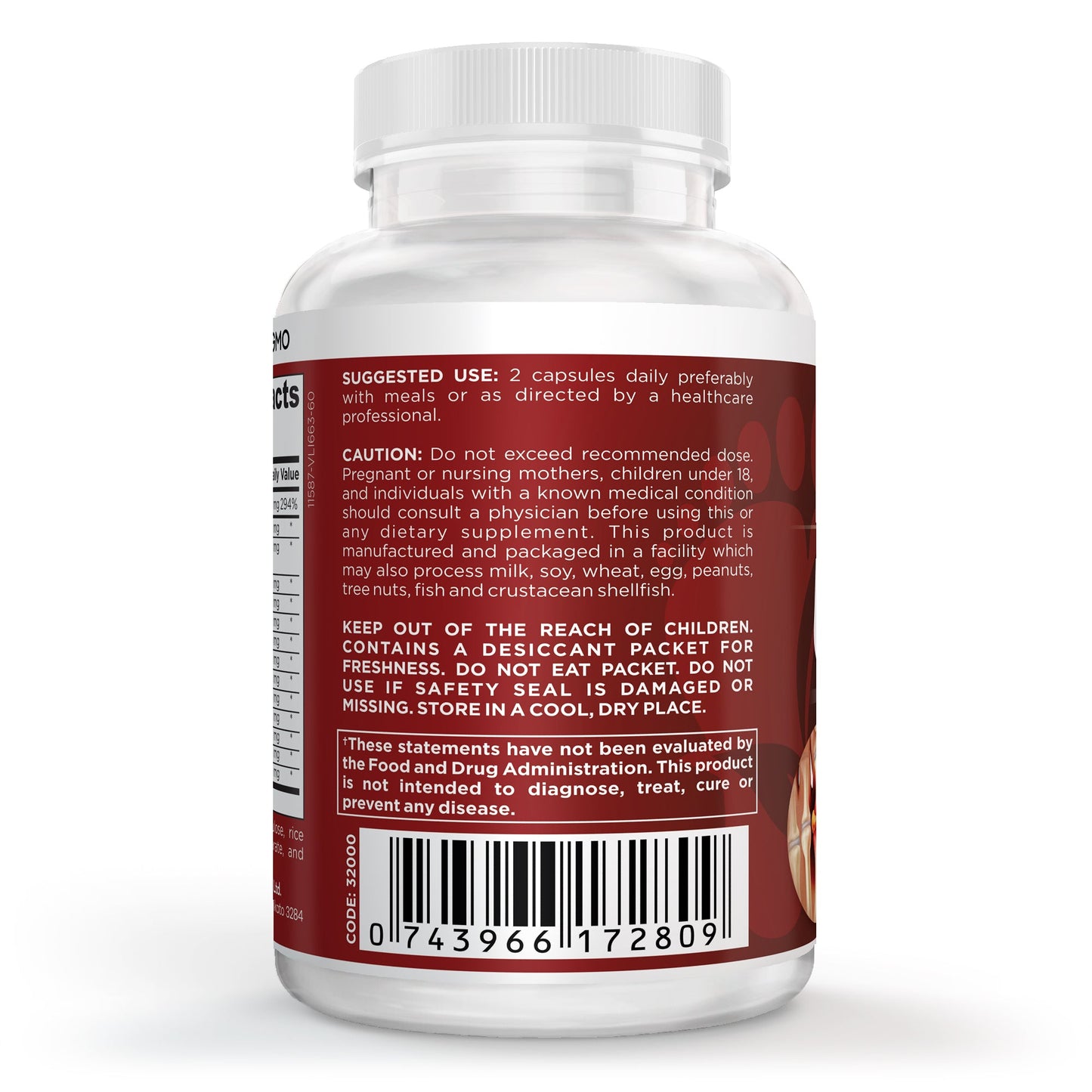 Gout Out® UricAID® Gout Care Formula 60 Capsules