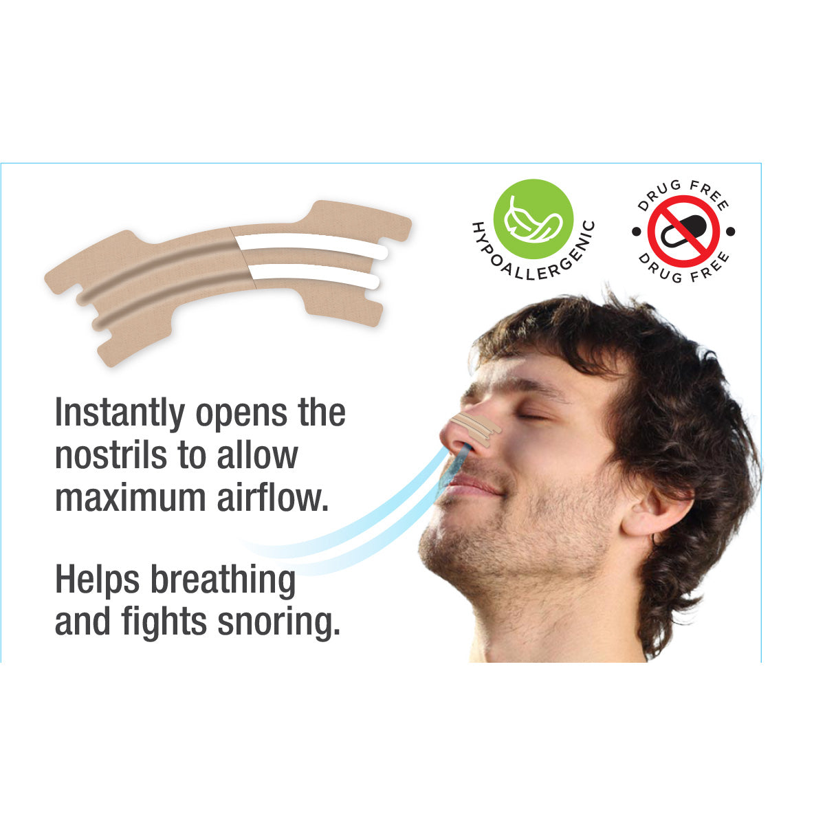 Snorblok Nasal Strips Medium Pack/120 Strips